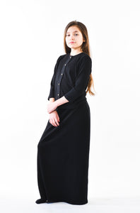 Top + Maxi Skirt in Black