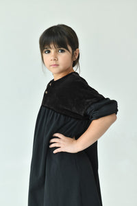 Victorian Maxi Dress in Black